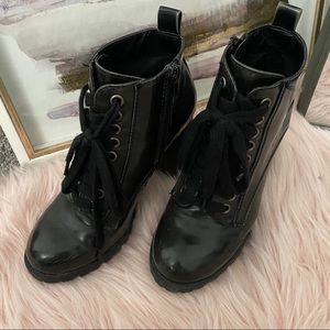 Steve Madden Heeled Combat Boots